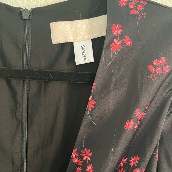 Keepsake the Label Floral Wrap Jumpsuit Size Small/Sample - Picture 2 of 4